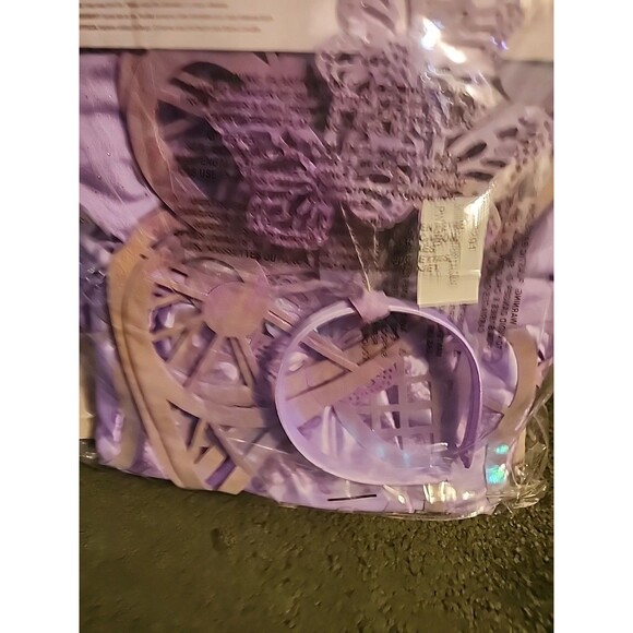 New Shimmering Butterfly Purple Suit Child-X-Large 14-16 Halloween Child Costume - Picture 6 of 8